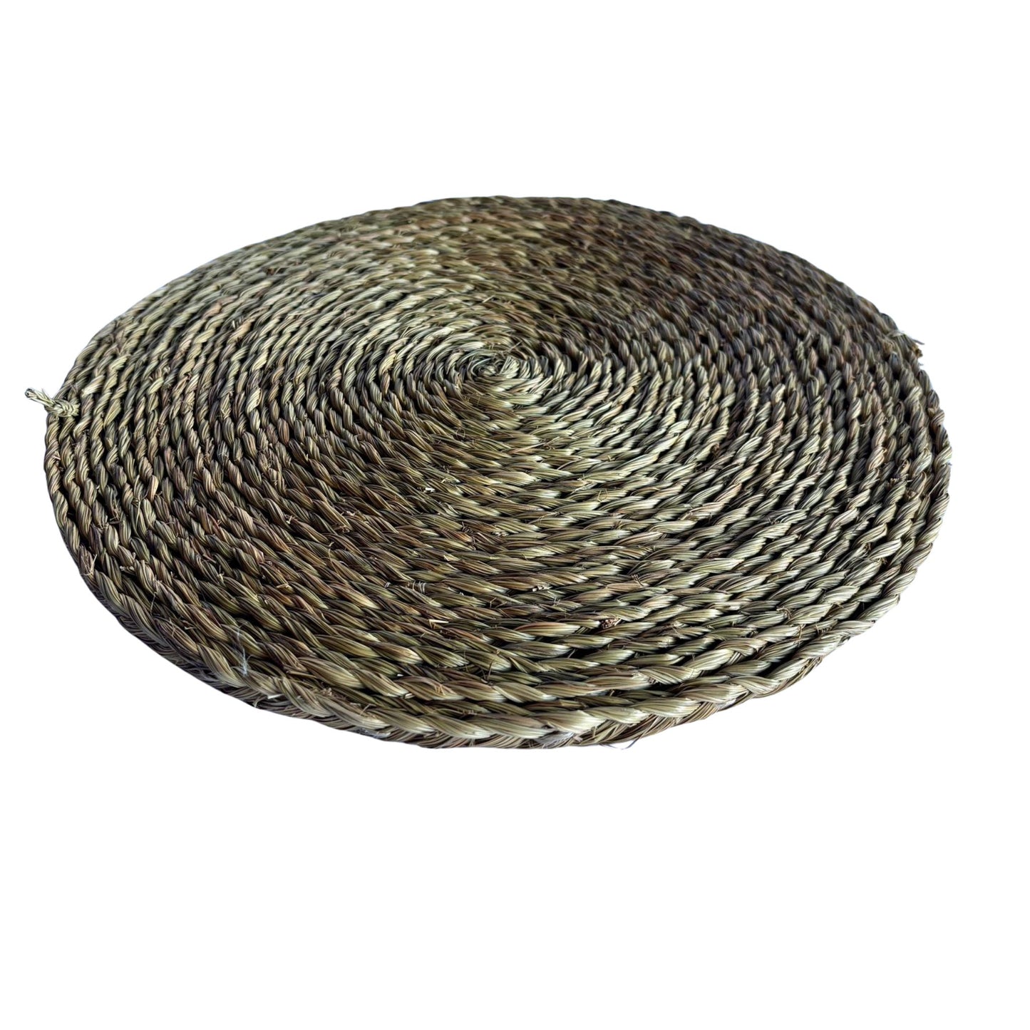 Smoke Lutindzi Grass Chunky Plaited Placemat