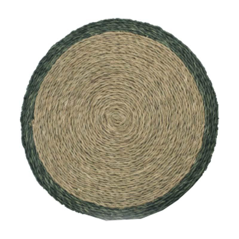 Forest Green Trim Lutindzi Grass Placemat